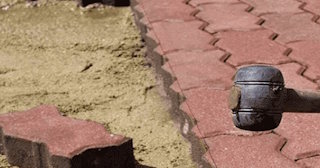 Укладка плитки на песок в Белой Калитве в октябре