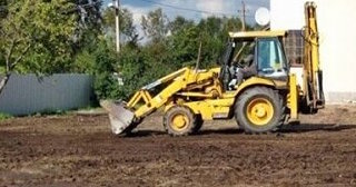 Выравнивание рельефа в Белой Калитве в октябре