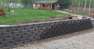 Установка подпорной стенки в Белой Калитве: качество и цена от 2852 руб.